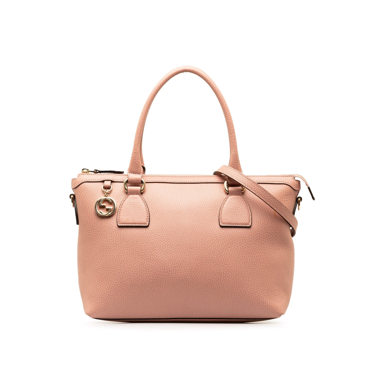 GUCCI Leather Charmy Satchel