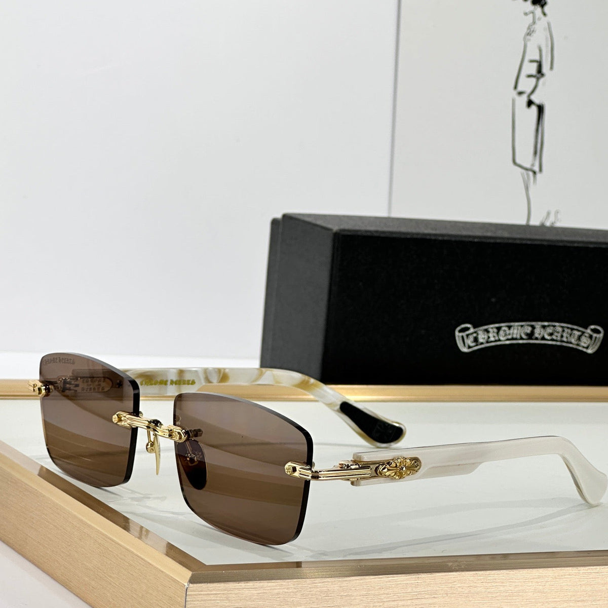 CHROME H SUNGLASSES
