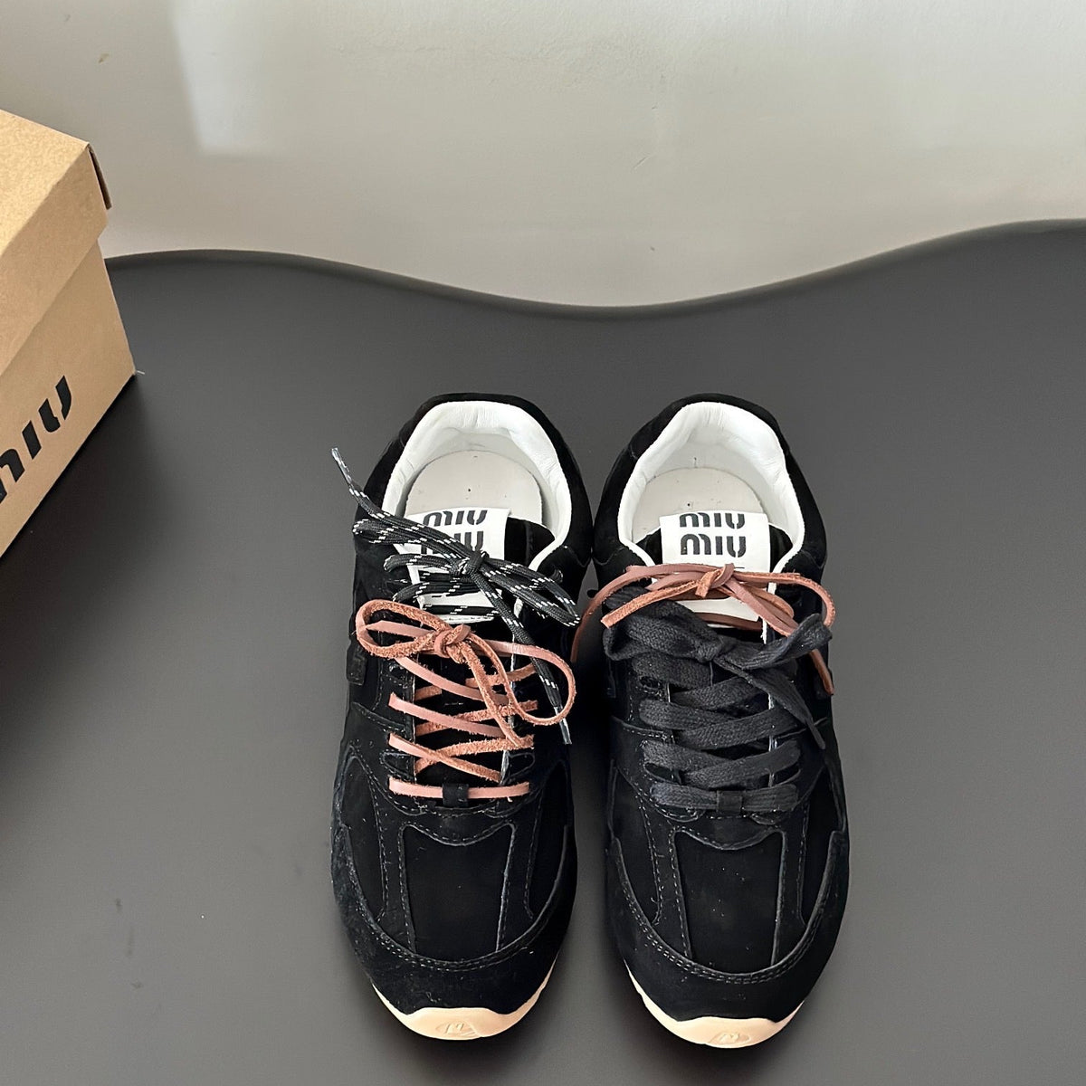MIU M x NEW BALANCE TRAINERS