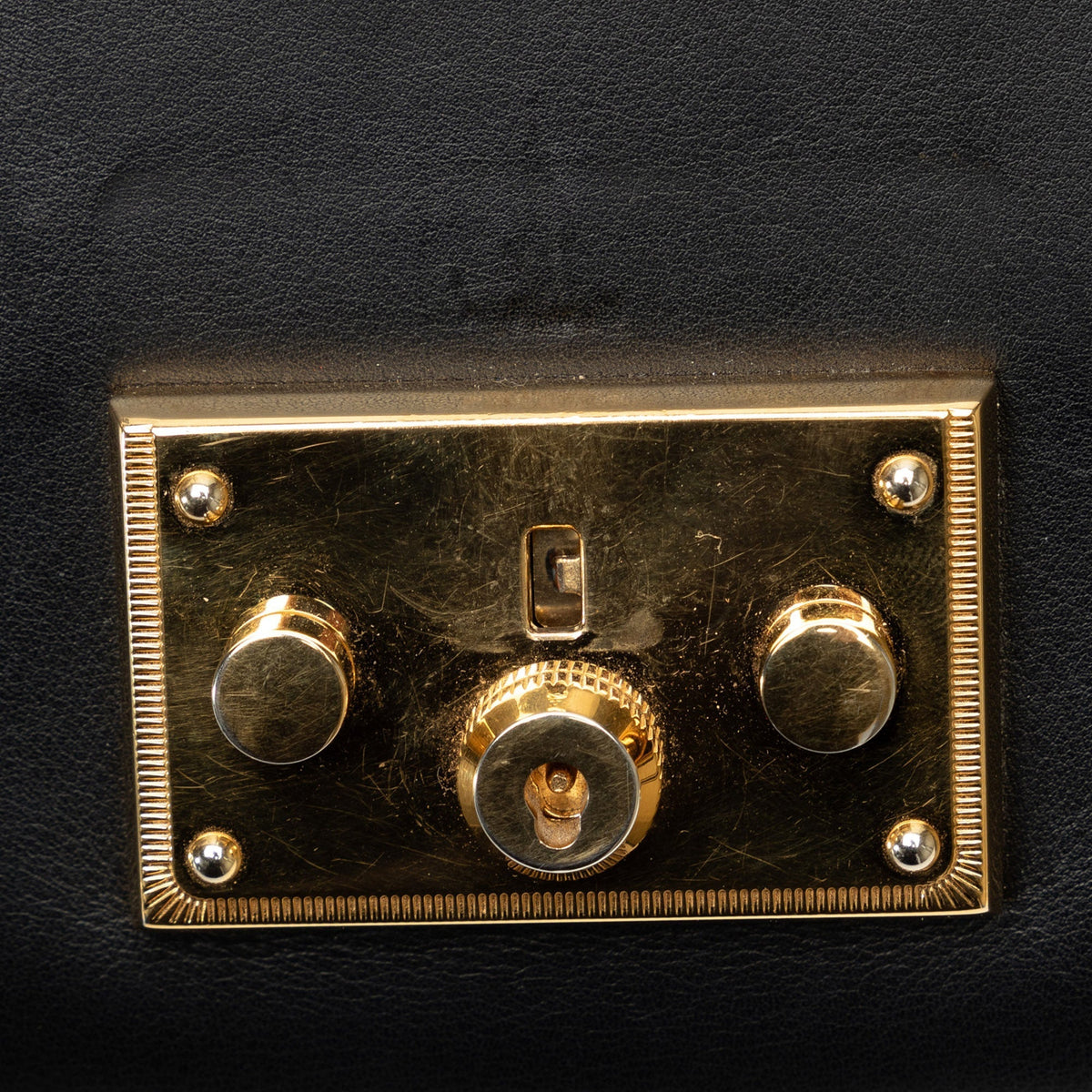 GUCCI Small Leather Padlock Crossbody Bag