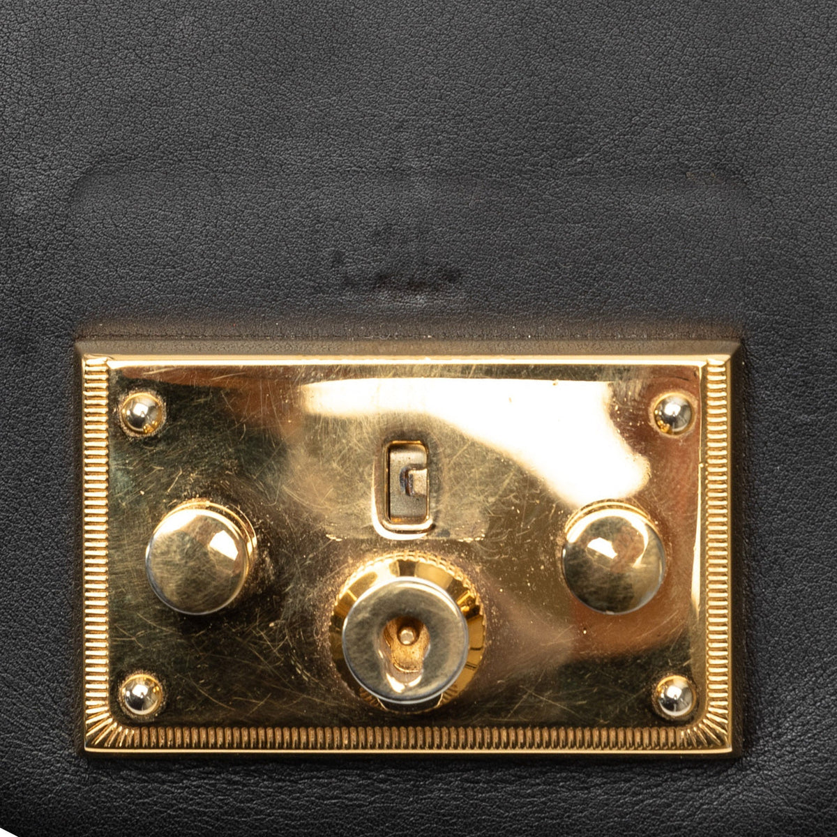GUCCI Small Leather Padlock Crossbody Bag