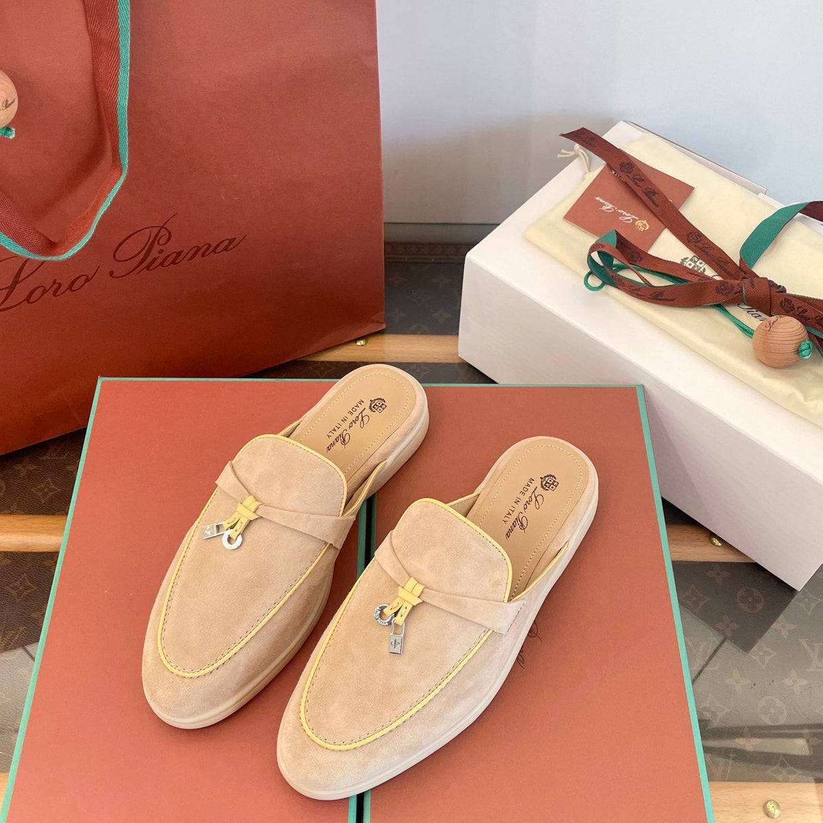 LORO P SUMMER CHARMS LOAFERS