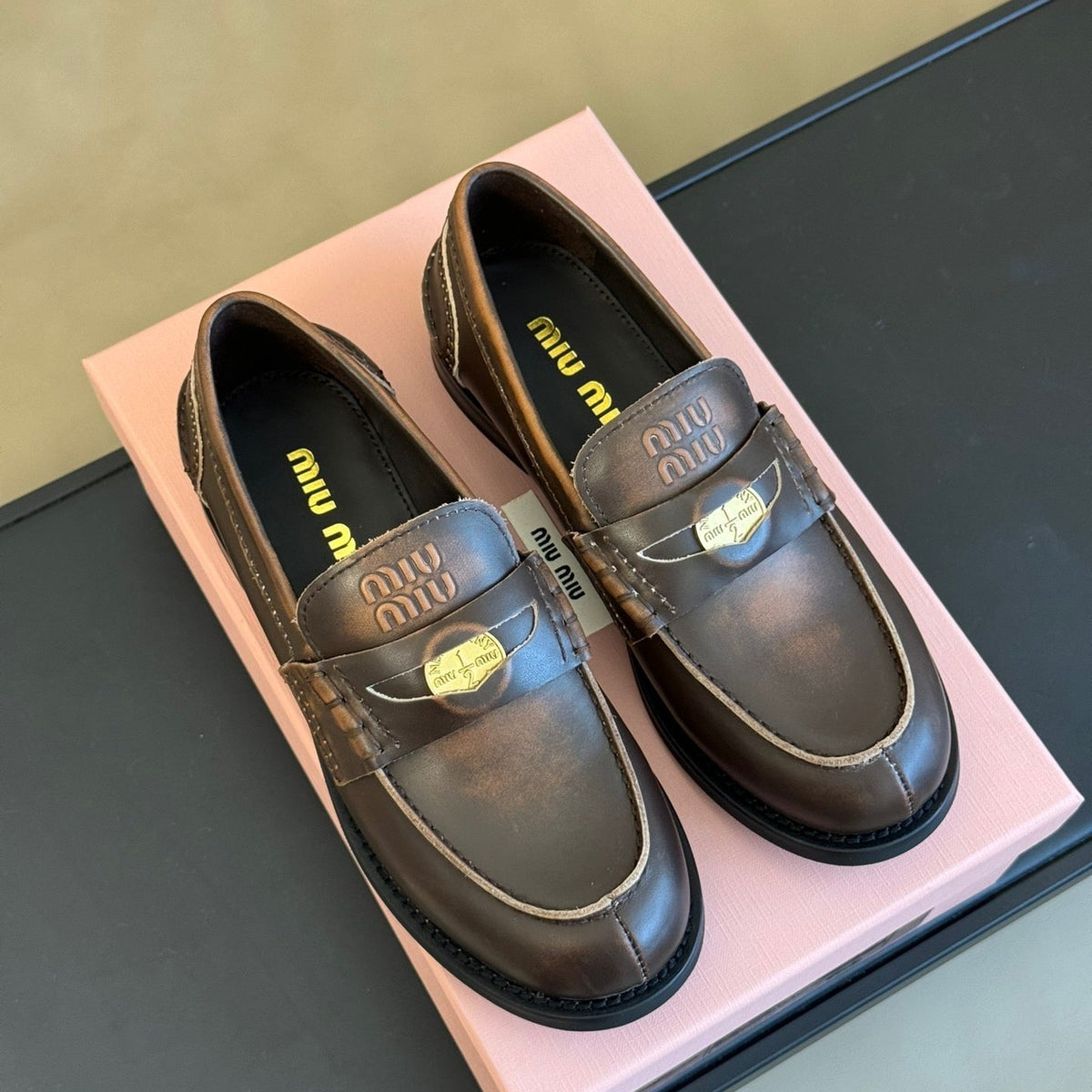 MIU M LOAFERS