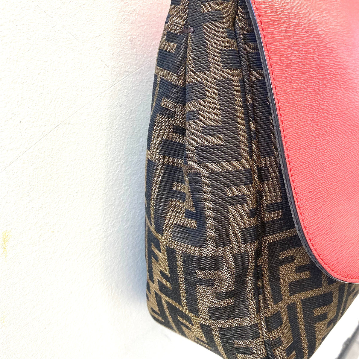 FENDI ZUCCA VITELLO ELITE CROSSBODY BAG