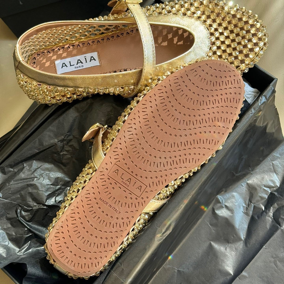 ALAIA BALLET FLATS