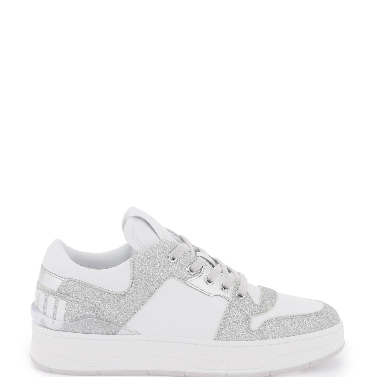 'FLORENT' GLITTERED SNEAKERS WITH LETTERING LOGO