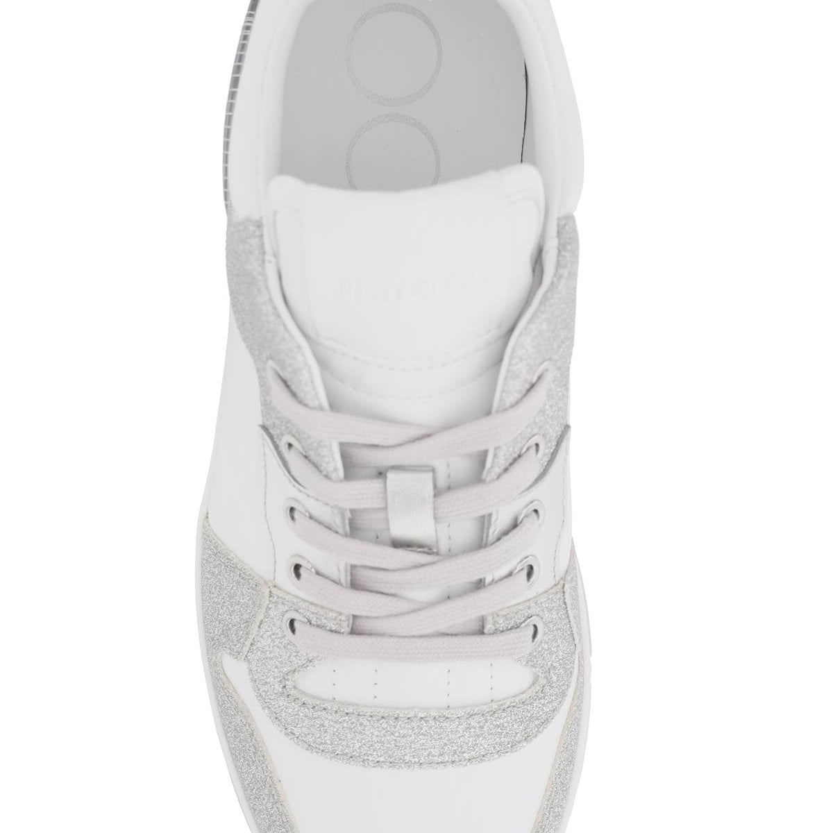 'FLORENT' GLITTERED SNEAKERS WITH LETTERING LOGO