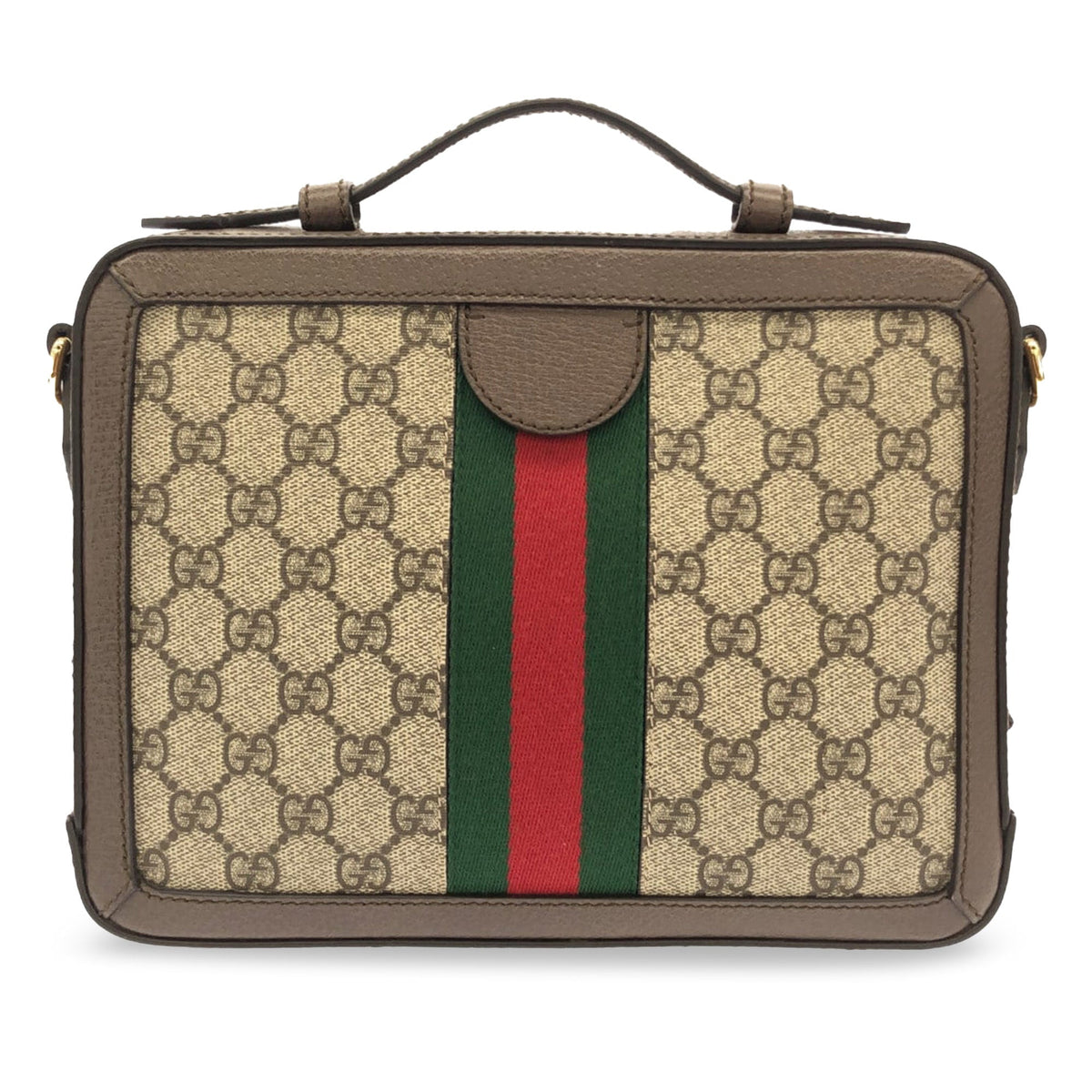GUCCI Small GG Supreme Ophidia Satchel
