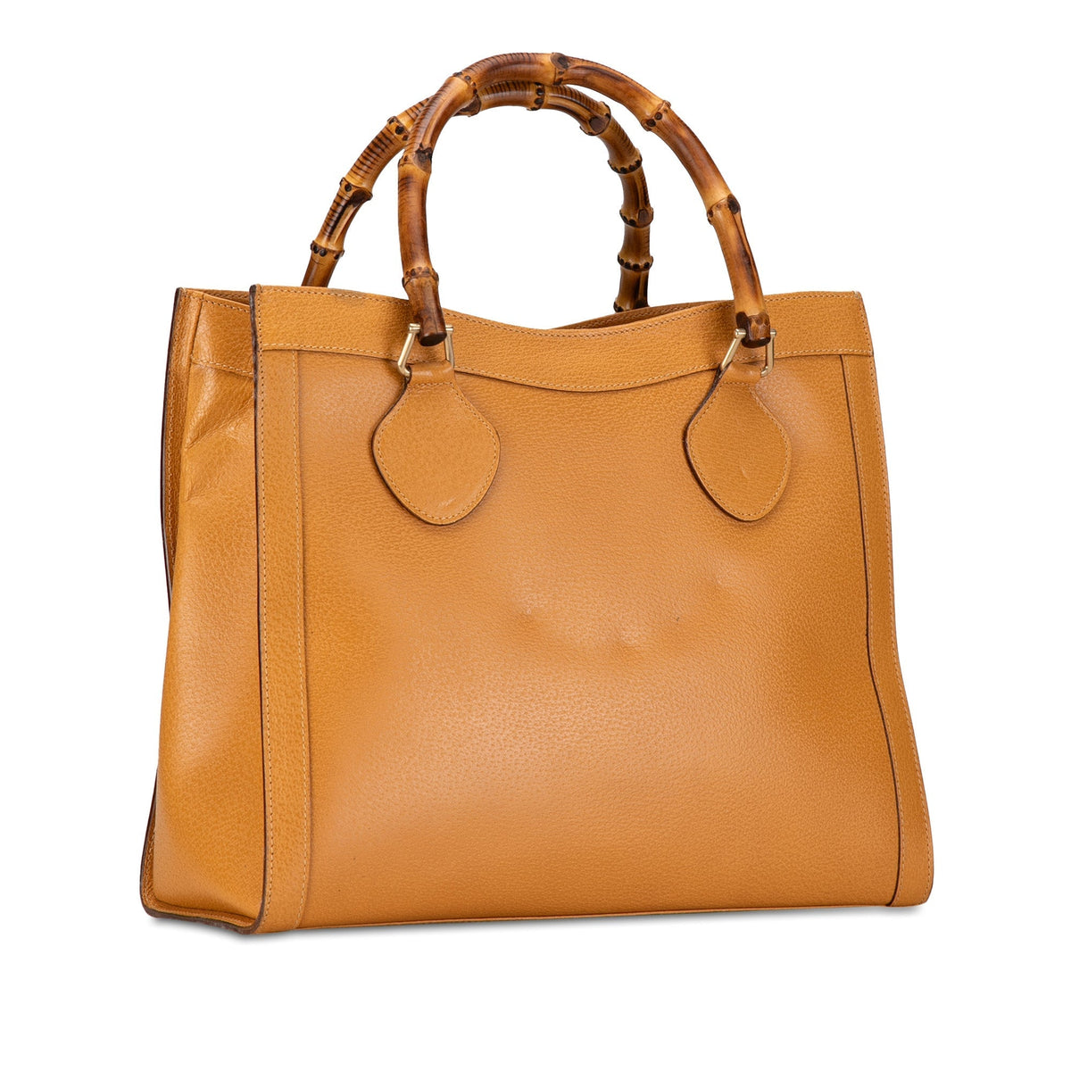 GUCCI Medium Leather Bamboo Diana Tote Tote Bag