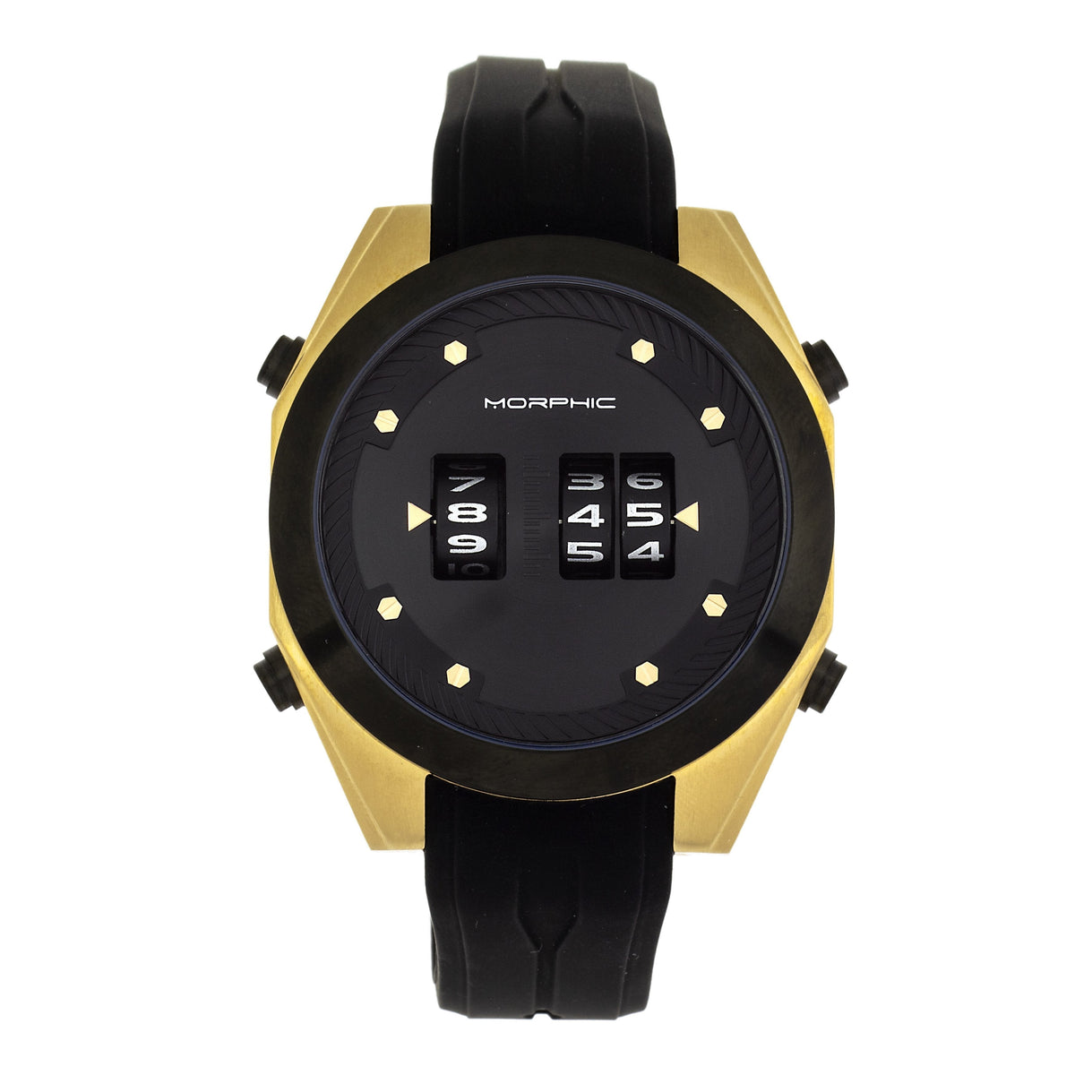 Morphic M76 Series Drum-Roll Strap Watch