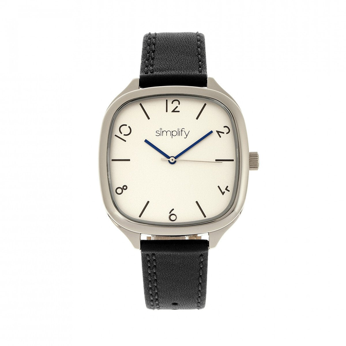 Simplify The 3500 Leather-Band Watch