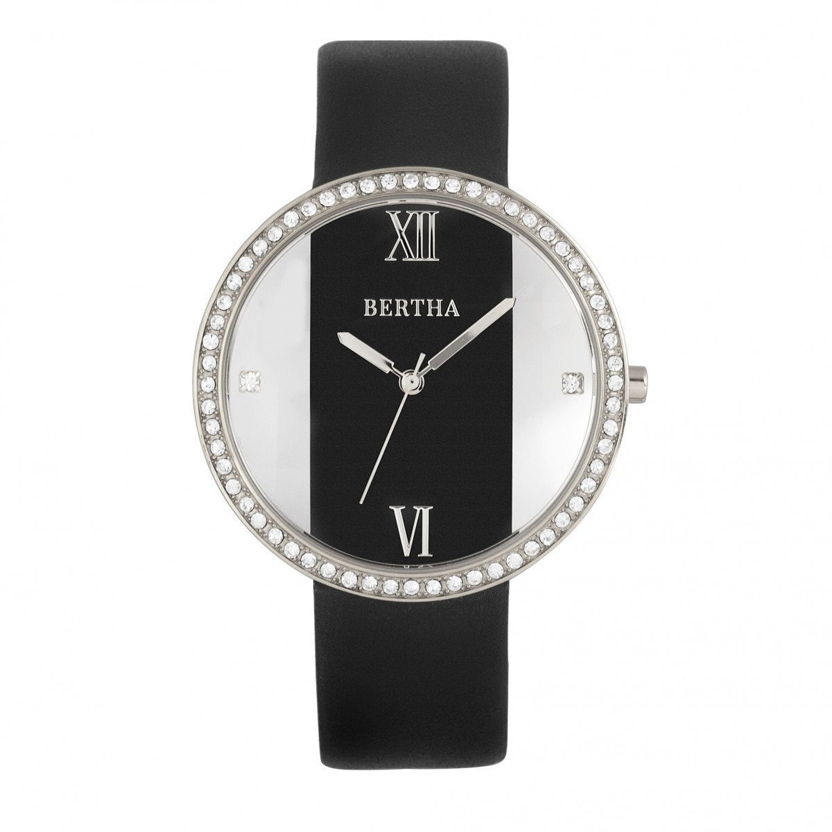 Bertha Ingrid Leather-Band Watch
