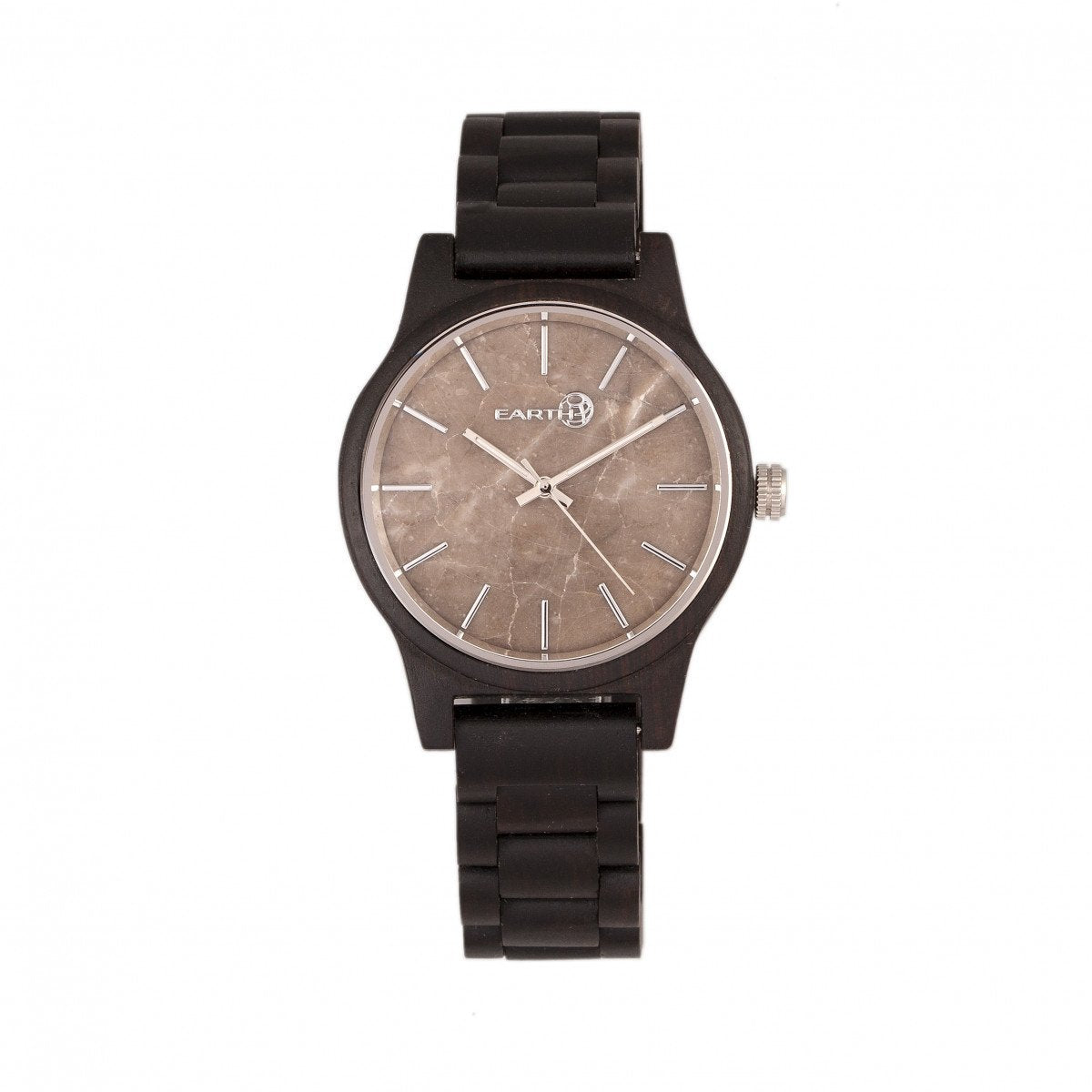 Earth Wood Tuckahoe Marble-Dial Bracelet Watch