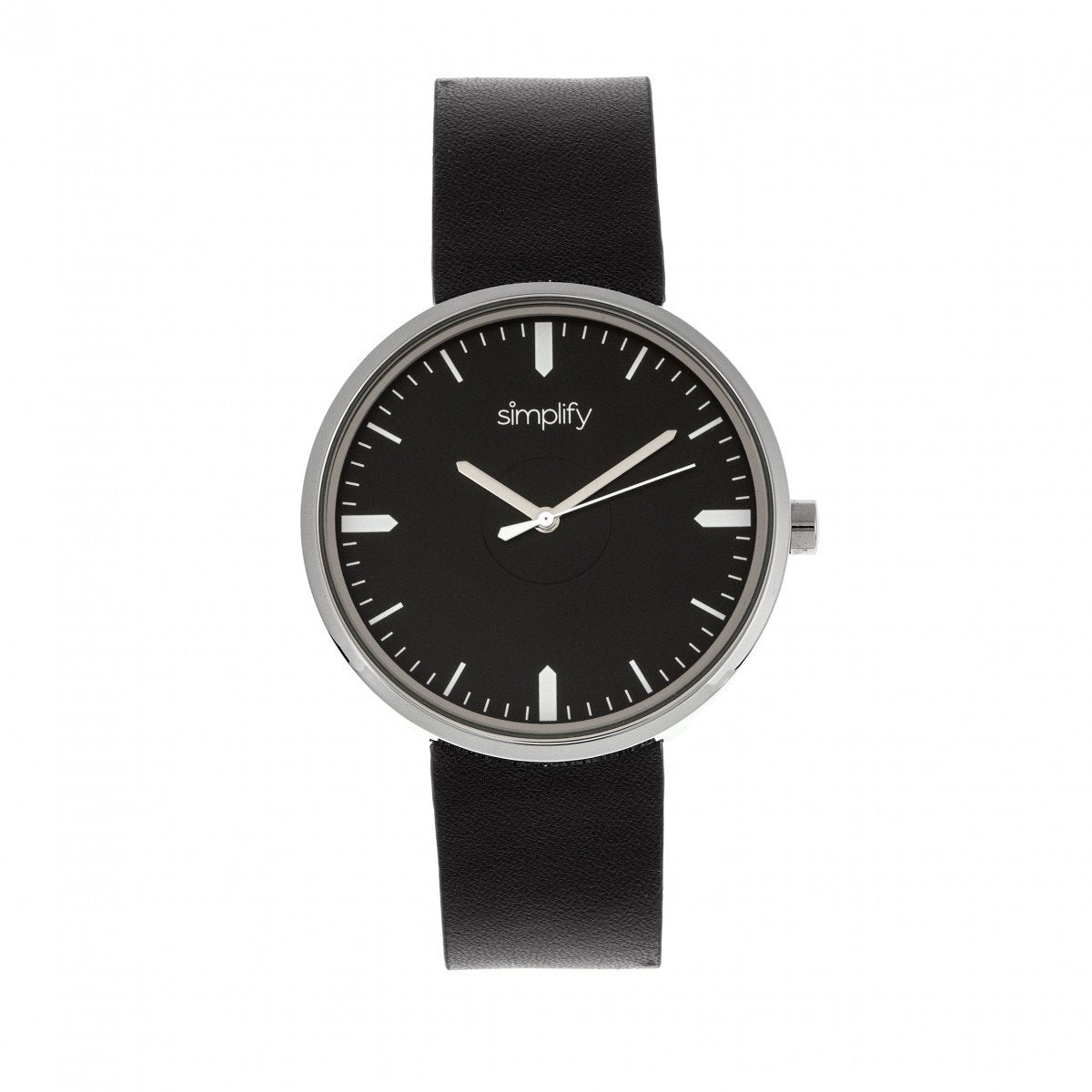 Simplify The 4500 Leather-Band Watch