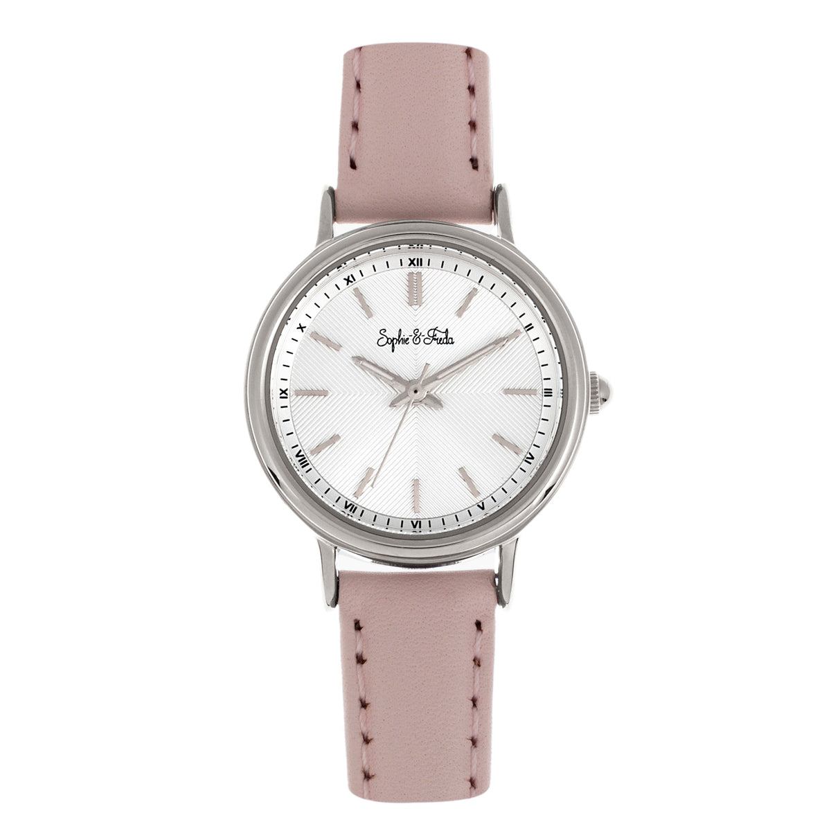 Sophie & Freda Berlin Leather-Band Watch - Light Pink