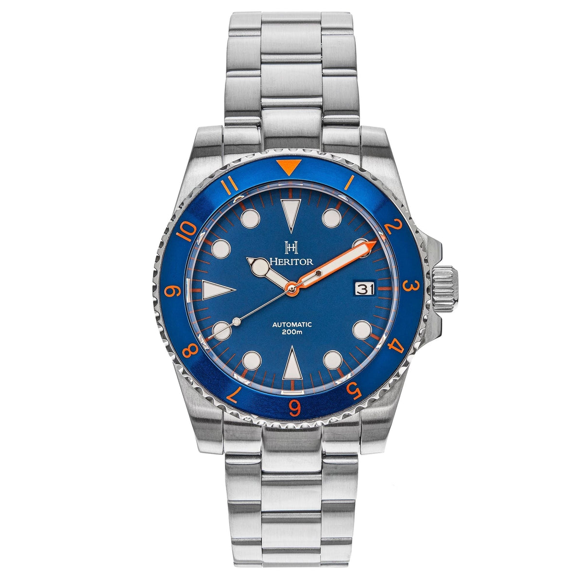Heritor Automatic Luciano Bracelet Watch w/Date