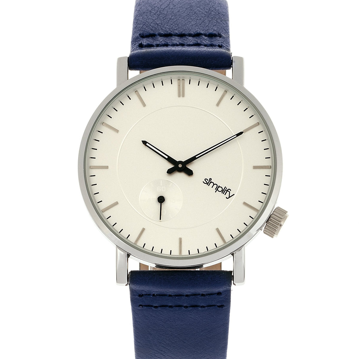 Simplify The 3600 Leather-Band Watch