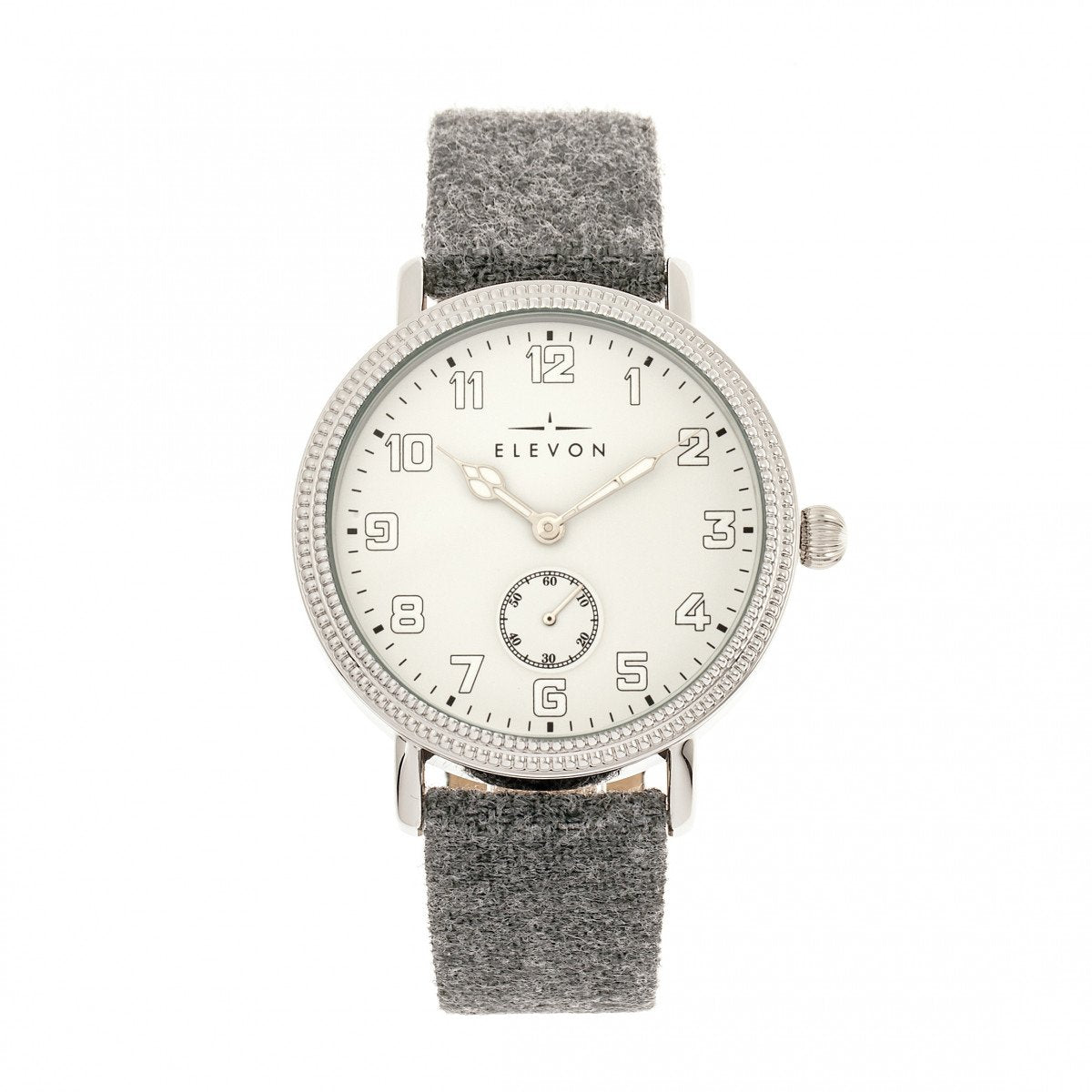 Elevon Northrop Wool-Overlaid Leather-Band Watch