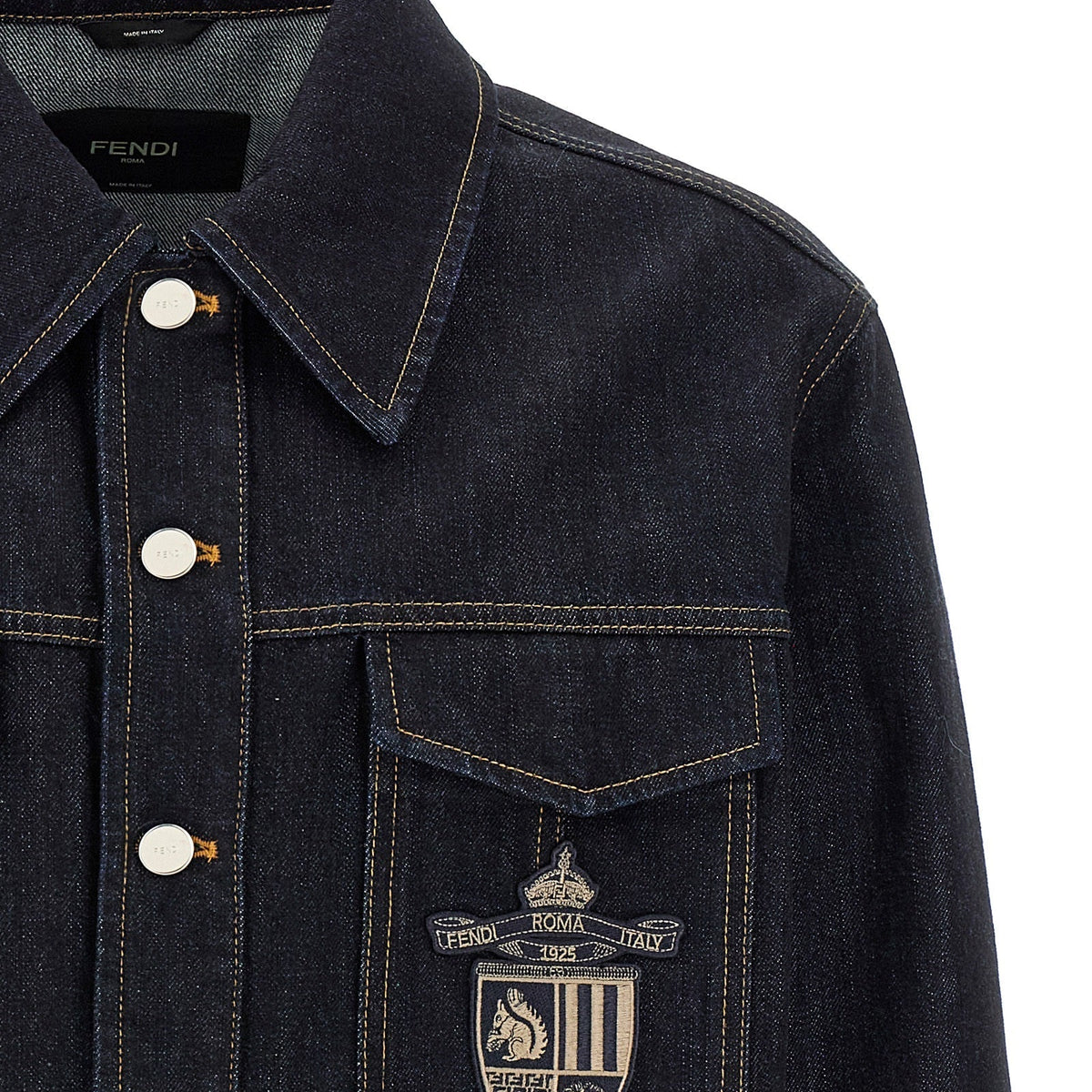 Fendi Men Fendi Crest Jacket
