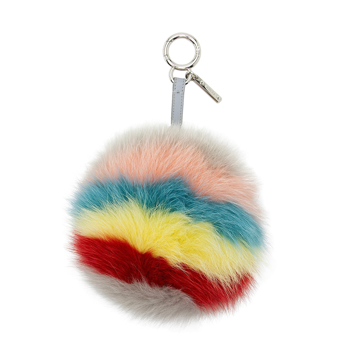 Top quality Fendi Fox Fur Rainbow Pom Pom Bag Charm - FINAL SALE (SHF-18265)