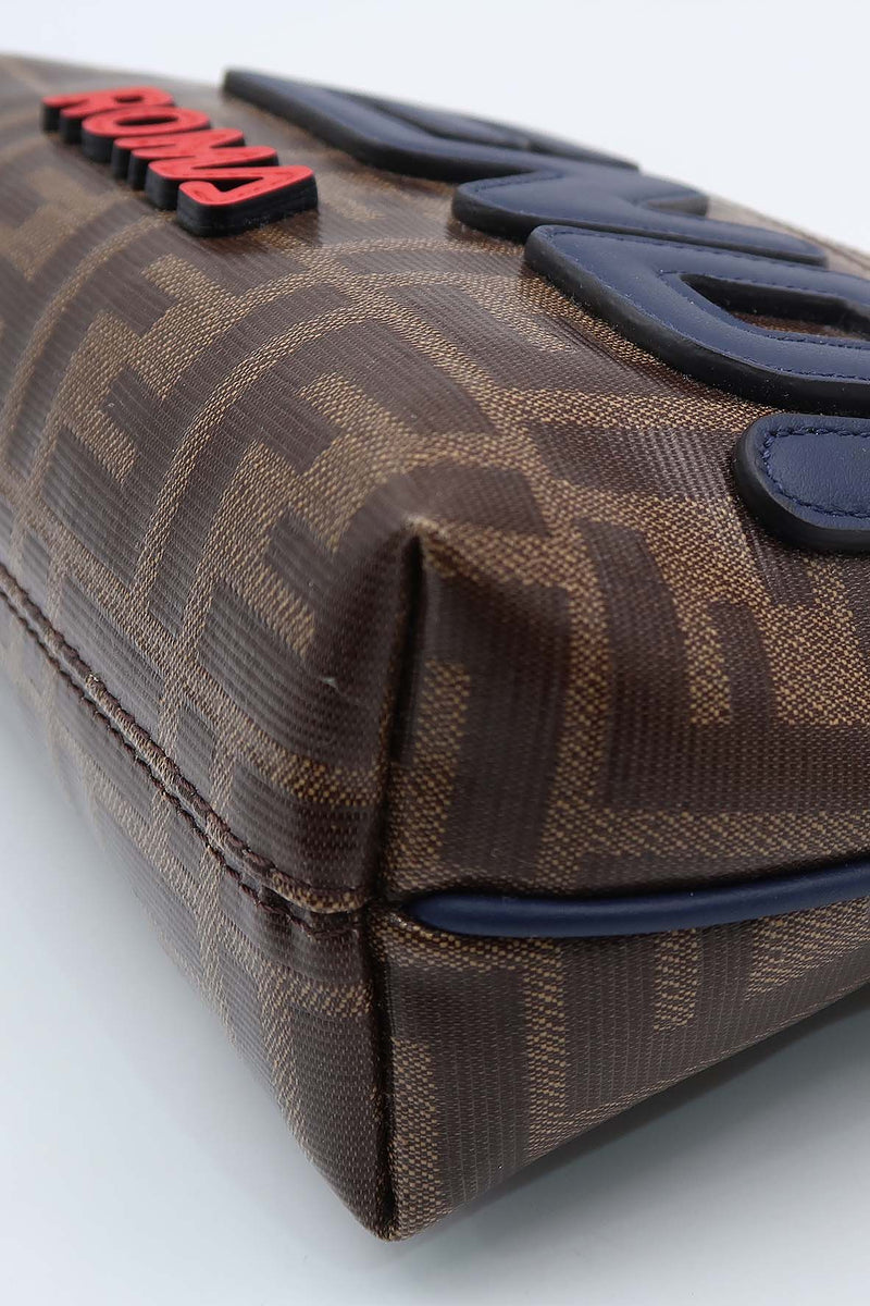 Mania Pyramid Pouch Brown