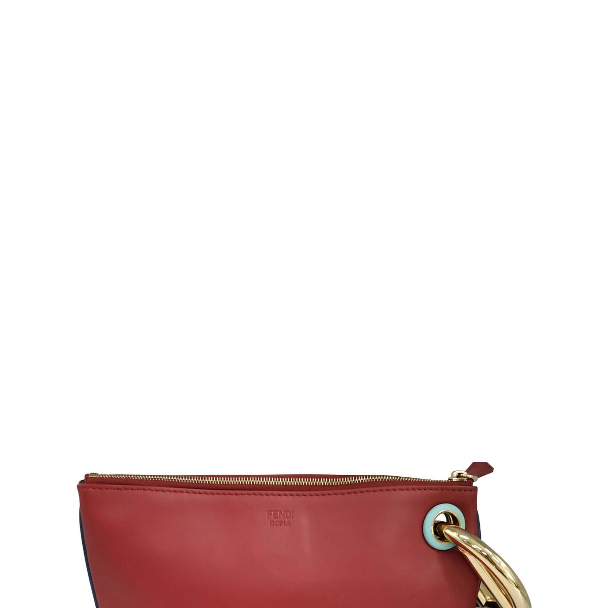 Triplette Clutch White Red