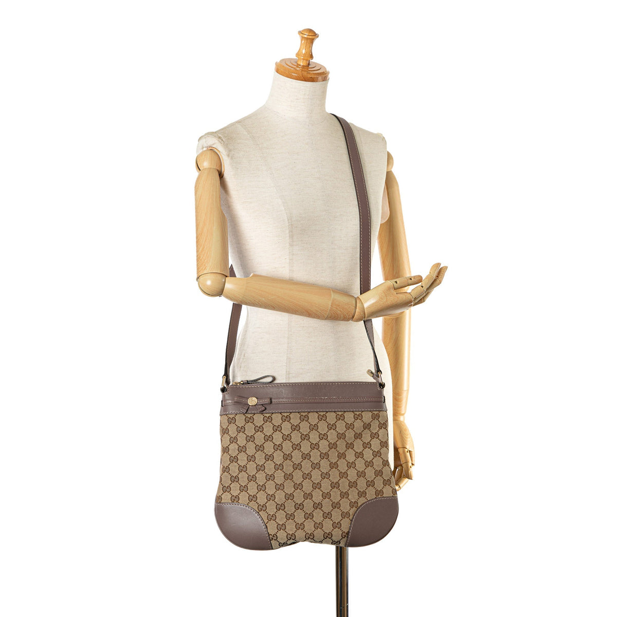 GUCCI GG Canvas Mayfair Crossbody Bag