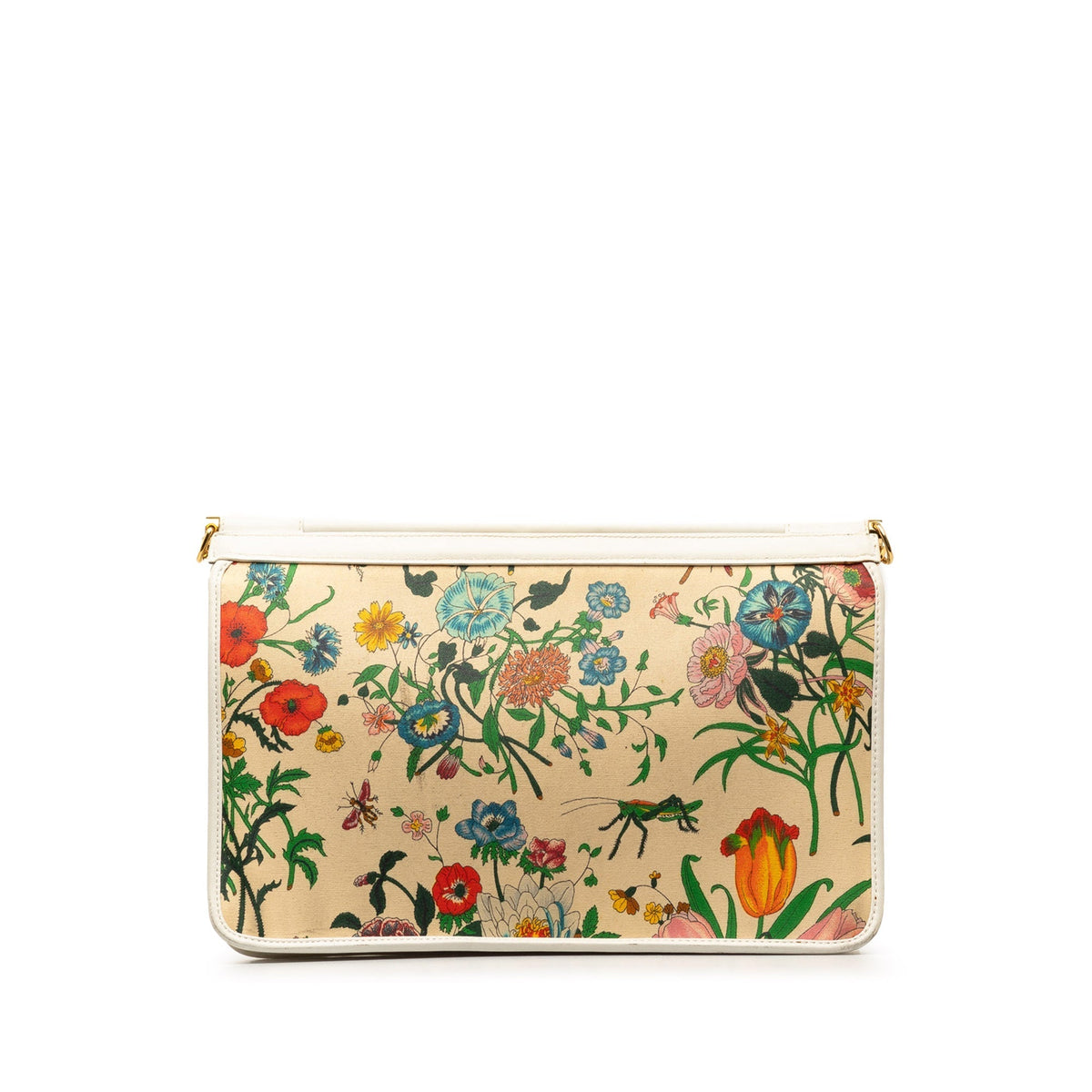 GUCCI GG Canvas Flora Crossbody Crossbody Bag