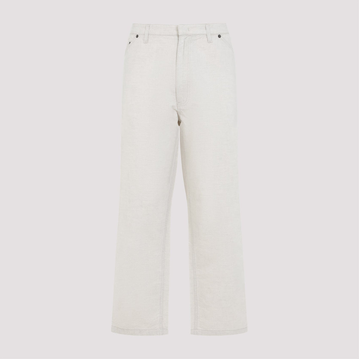 PRADA Chic Melange Chambray Pant