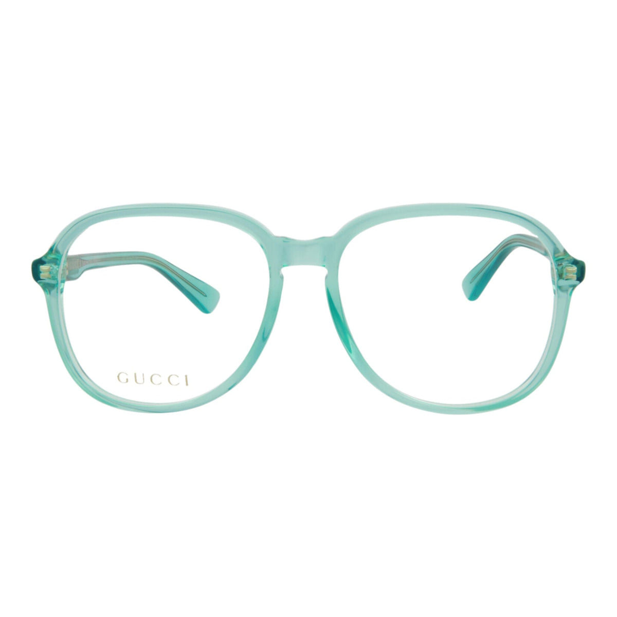 Gucci Mens Round/Oval Light Blue Light Blue Transparent Fashion Designer Eyewear