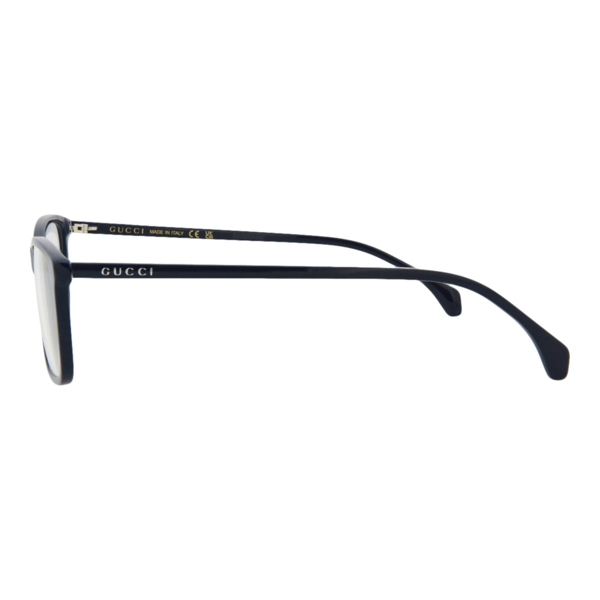 Gucci Mens Square/Rectangle Blue Blue Transparent Fashion Designer Eyewear