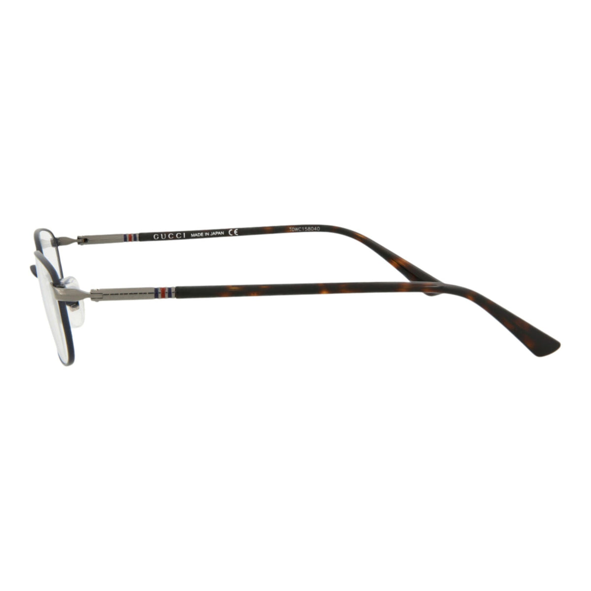 Gucci Mens Round/Oval Blue Havana Transparent Fashion Designer Eyewear