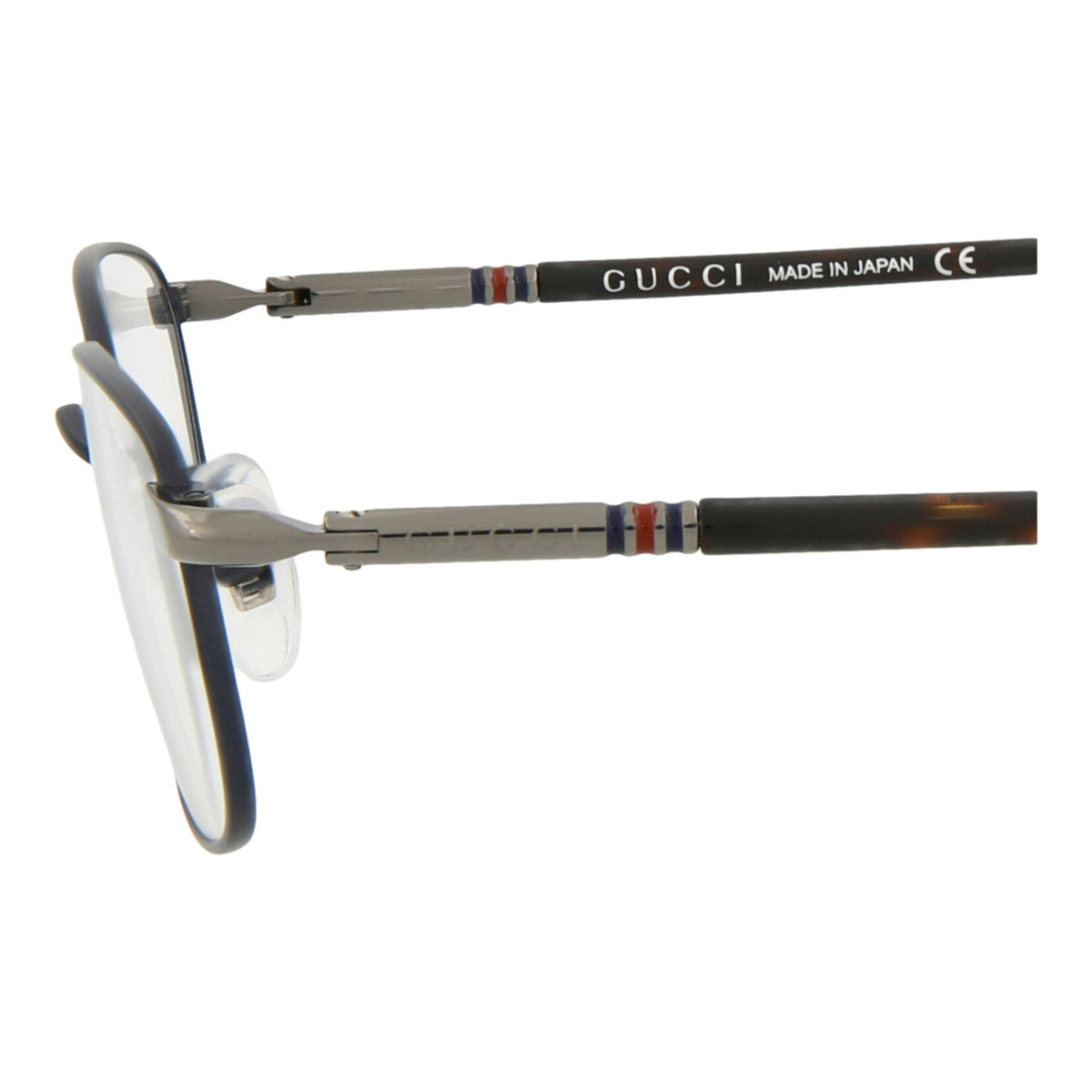 Gucci Mens Round/Oval Blue Havana Transparent Fashion Designer Eyewear
