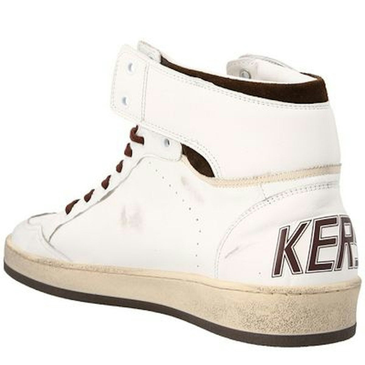HIGH SKY-STAR WHITE/BEIGE/CHOCOLATE TRAINER