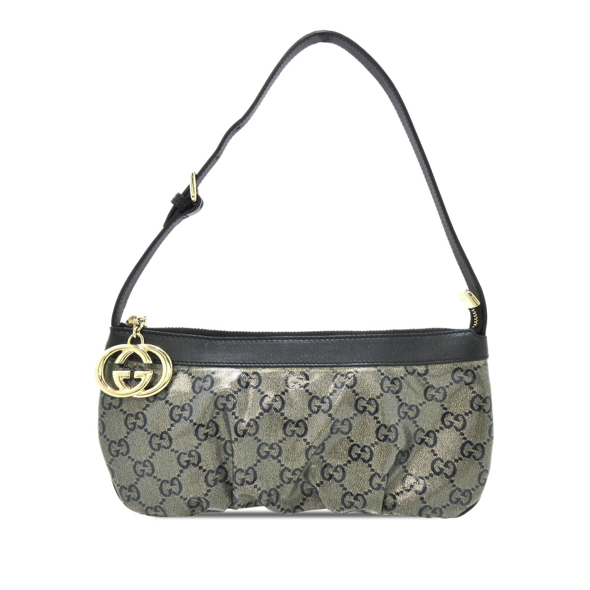 GUCCI GG Crystal Interlocking G Shoulder Bag