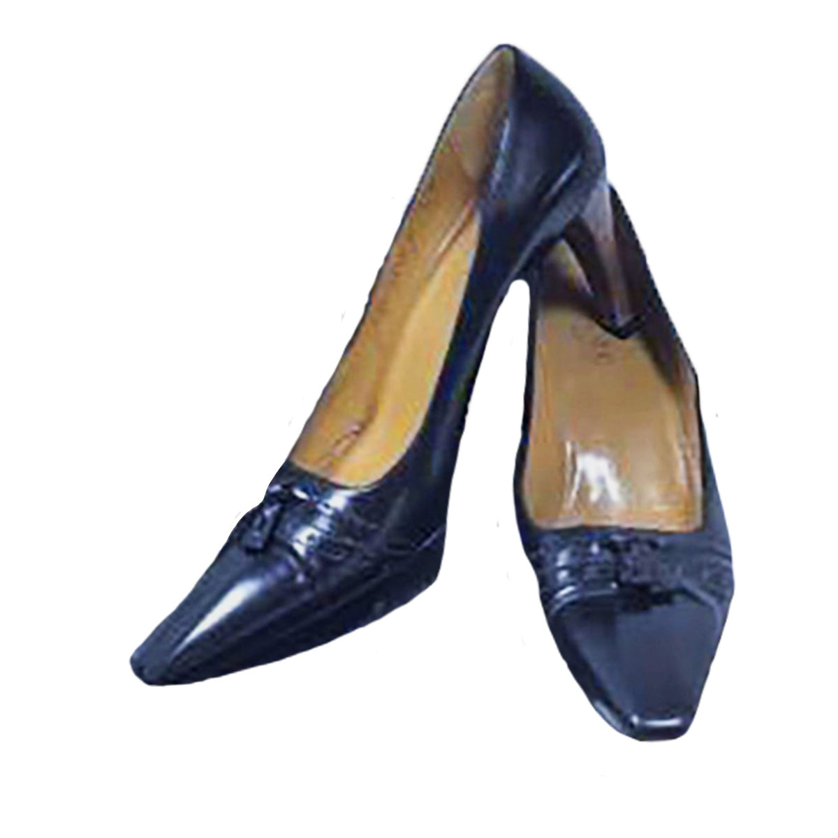 GUCCI Brown Leather Heel with Tassel Box and Dust Bag Size 7