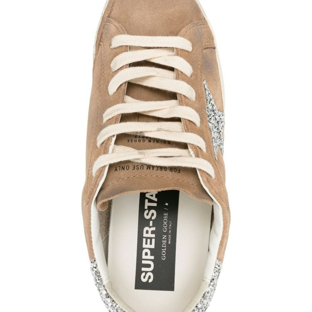 SUPER STAR SUEDE UPPER GLITTER STAR