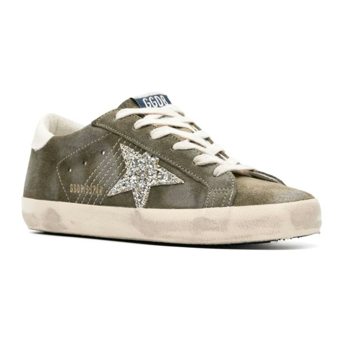 SUPER STAR SUEDE UPPER GLITTER STAR