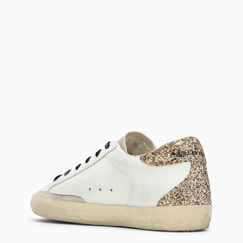 WHITE/SILVER/GOLD SUPER-STAR SNEAKER