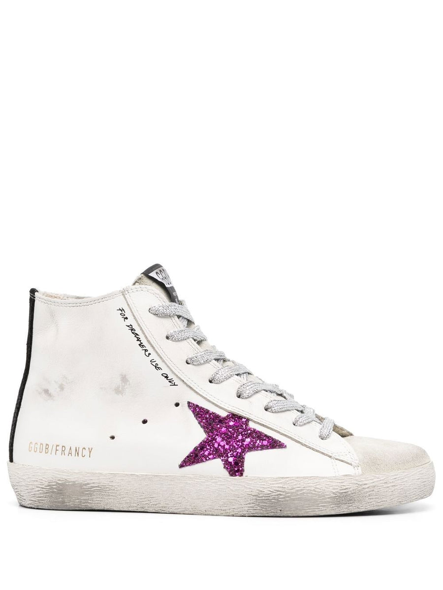FRANCY LEATHER UPPER SUEDE TOE AND