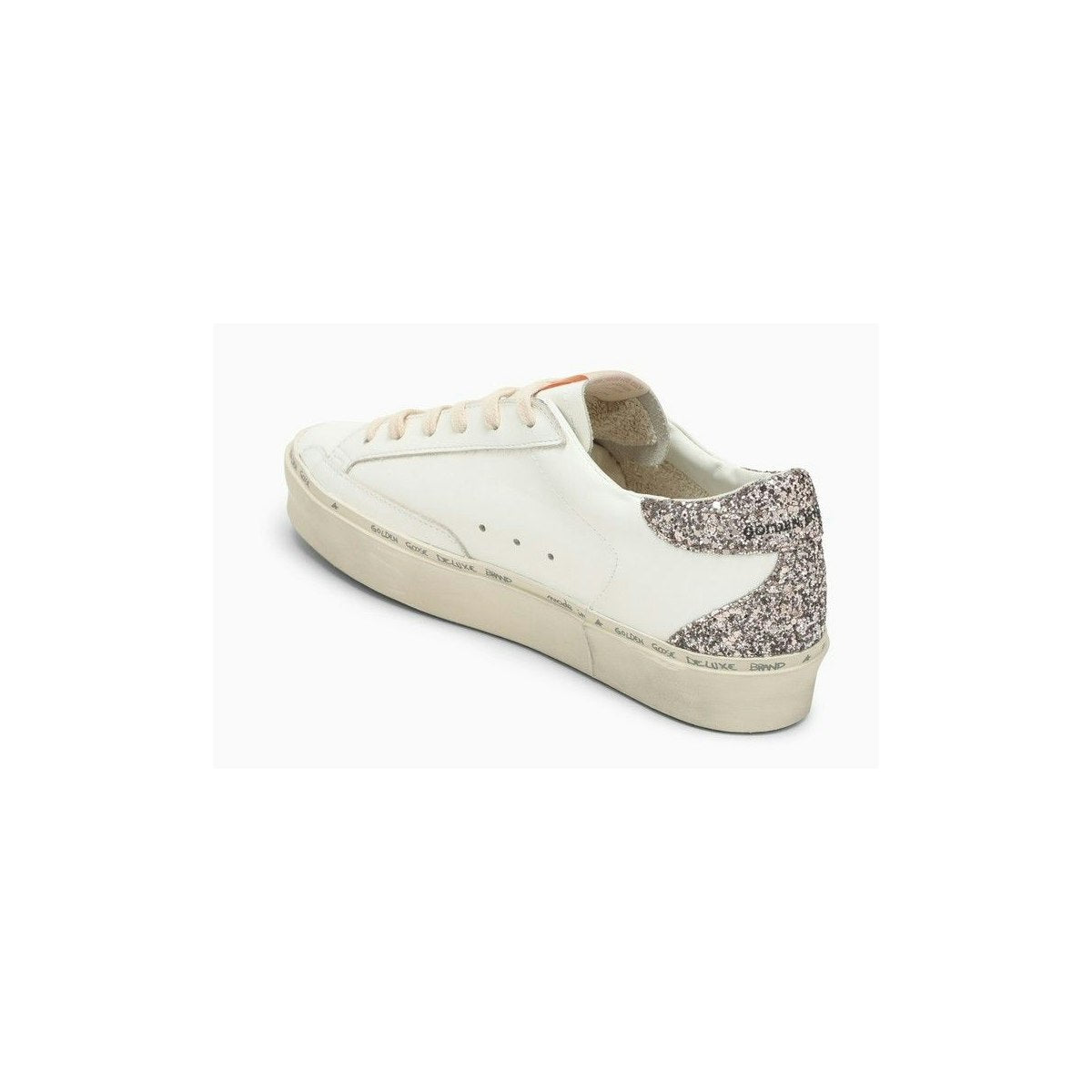 HI-STAR WHITE/PINK/GLITTER SNEAKER