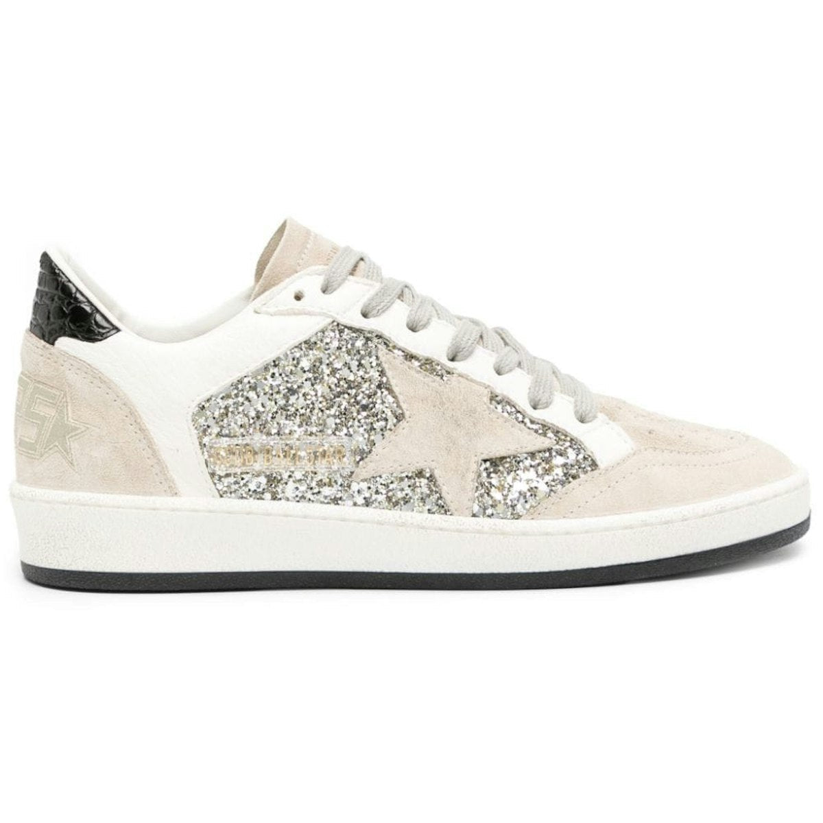 BALL STAR GLITTER AND LEATHER UPPER