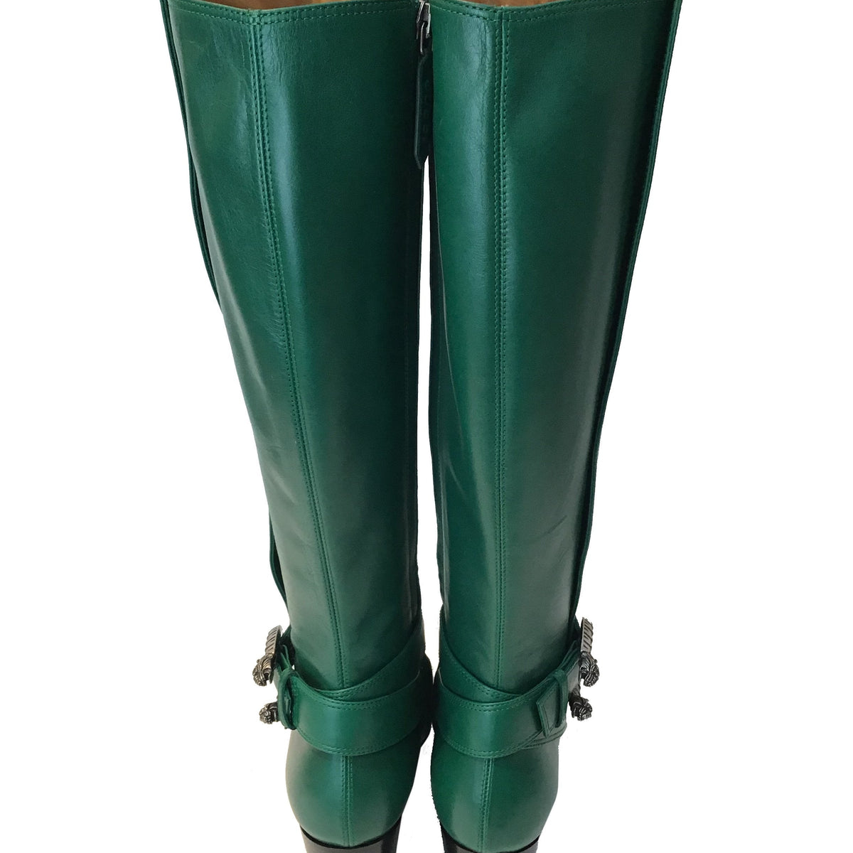 Gucci Dionysus Embroidered Knee Boots Size 7.5