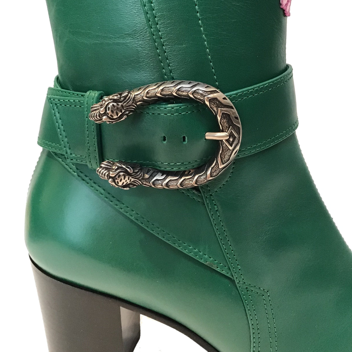 Gucci Dionysus Embroidered Knee Boots Size 7.5