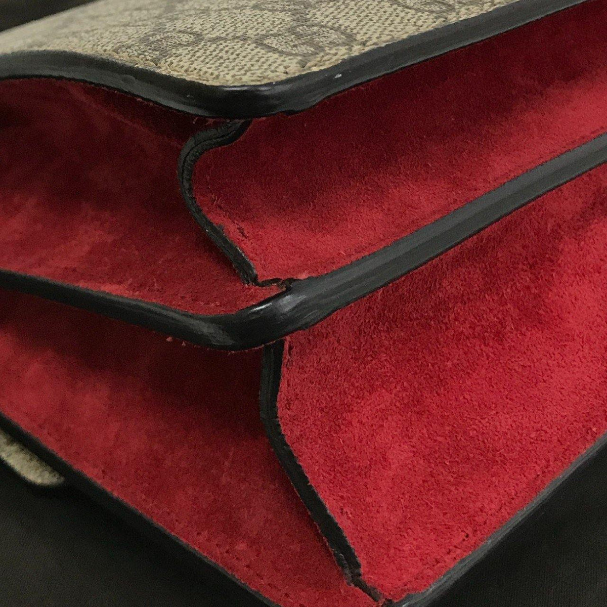 Dionysus GG Supreme Small Shoulder Bag Red