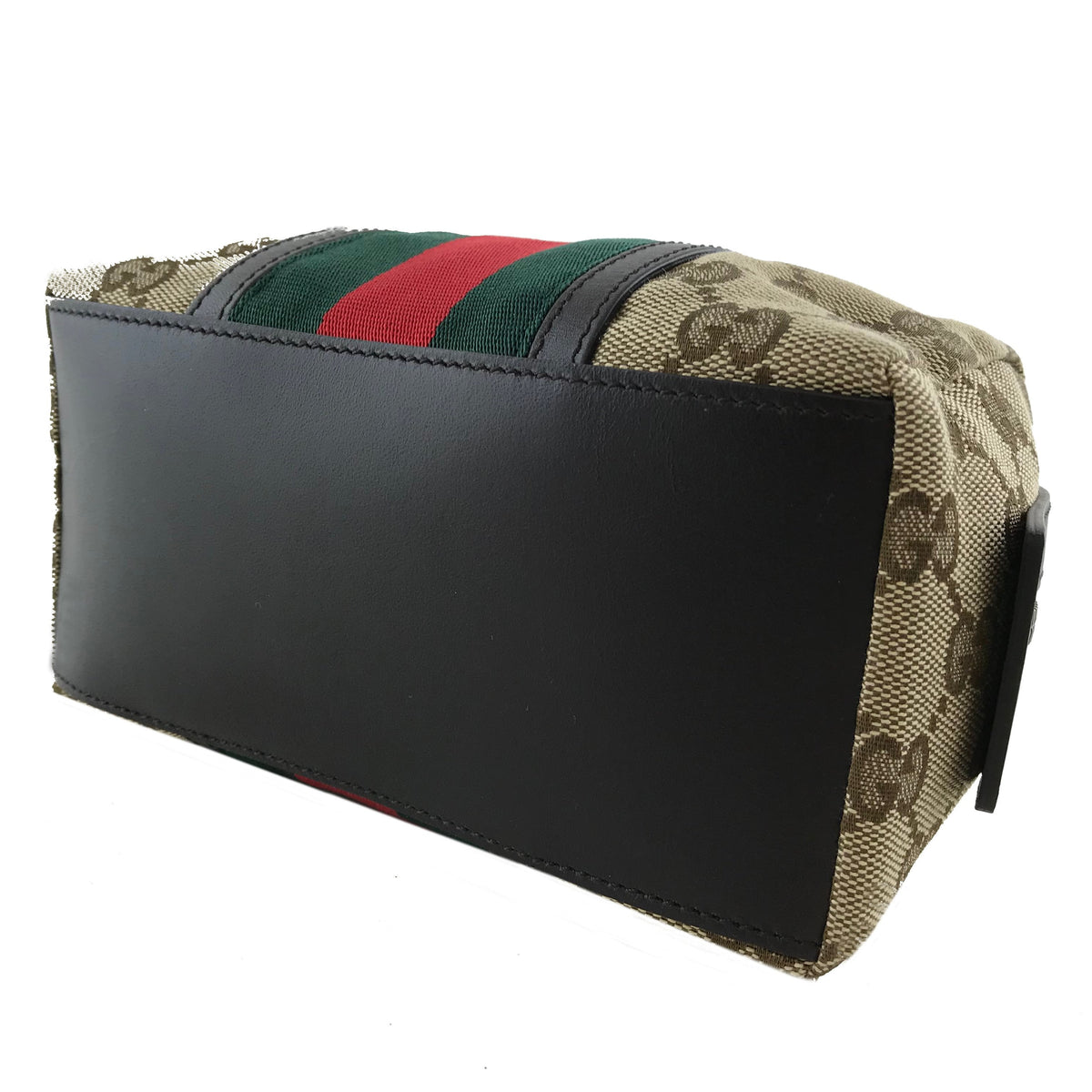 Gucci GG Canvas Web Cosmetic Bag NEW
