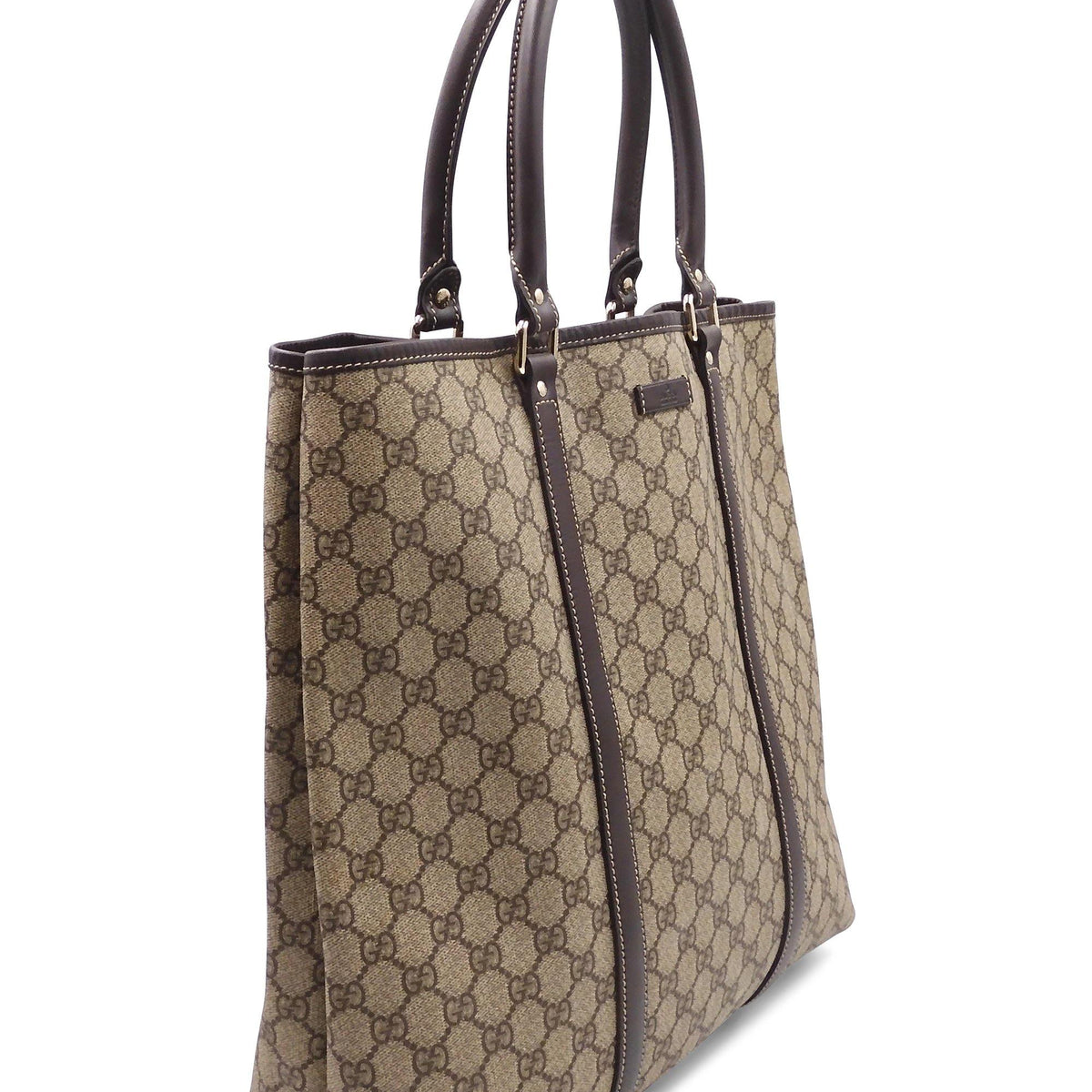 GG Supreme Tall Tote Brown
