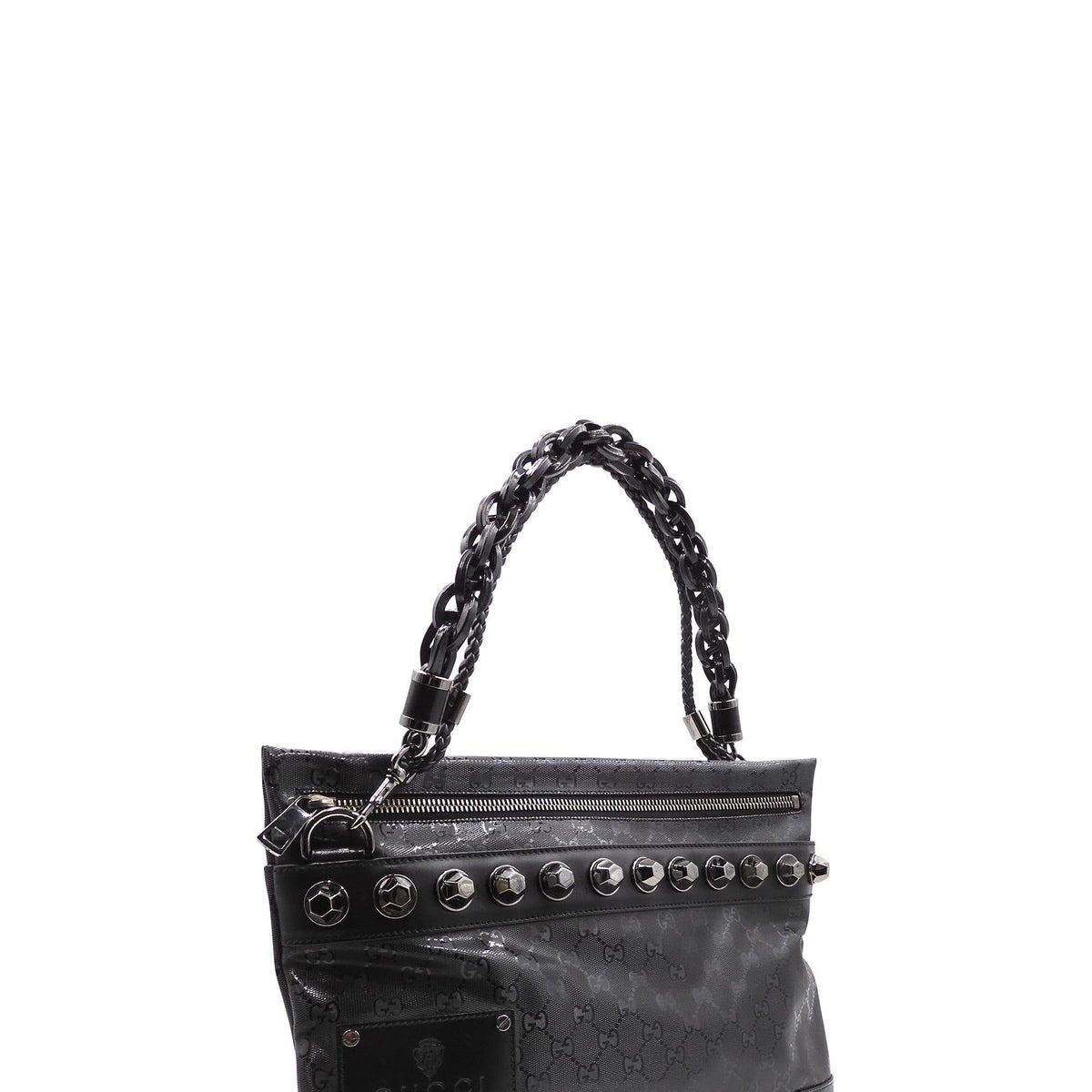 Imprime Studded Shoulder Bag