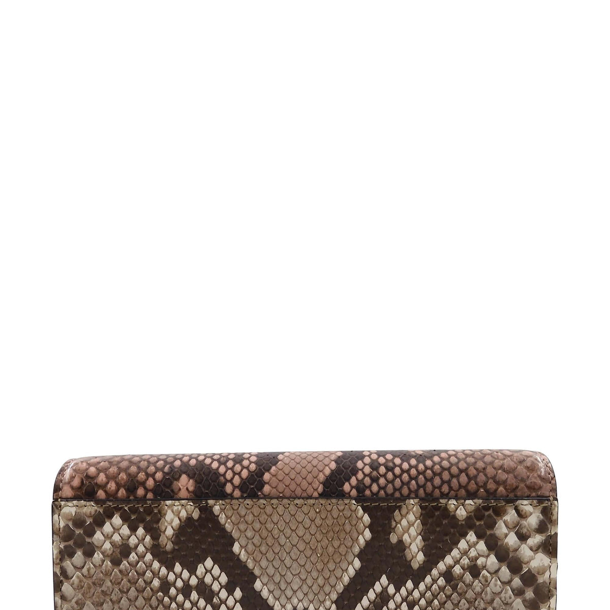 Lady Lock Wallet on Chain Python  Brown