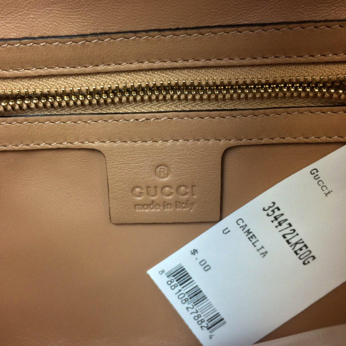 Gucci Lady Tassel Crocodile Bucket Bag